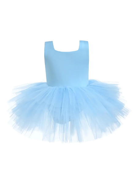  Mimi Tutu Square-neck Tutu Dress - Blue 