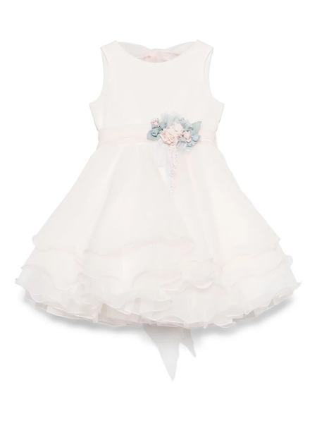  Mimilù Floral-appliqué Dress - Pink 
