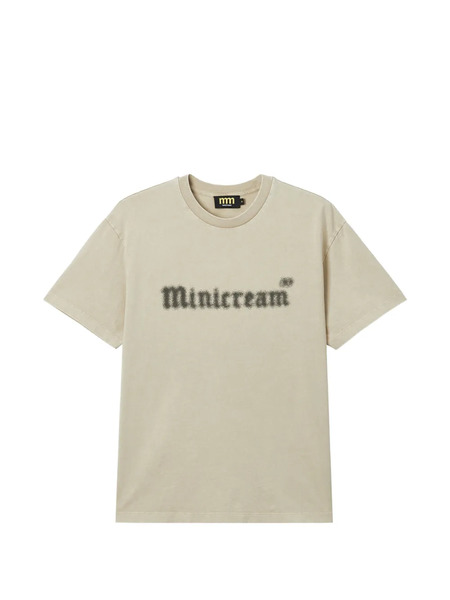  Mini Cream Logo-print T-shirt - Neutrals 