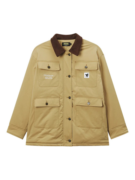  Mini Cream Pocket Collar Jacket - Neutrals 