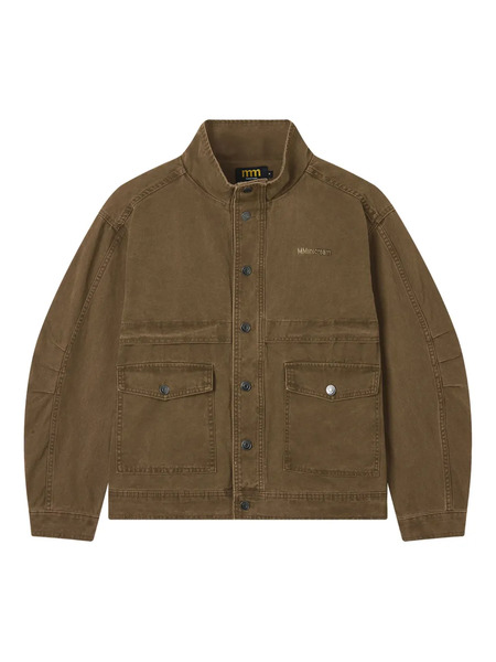  Mini Cream Pocket Jacket - Brown 