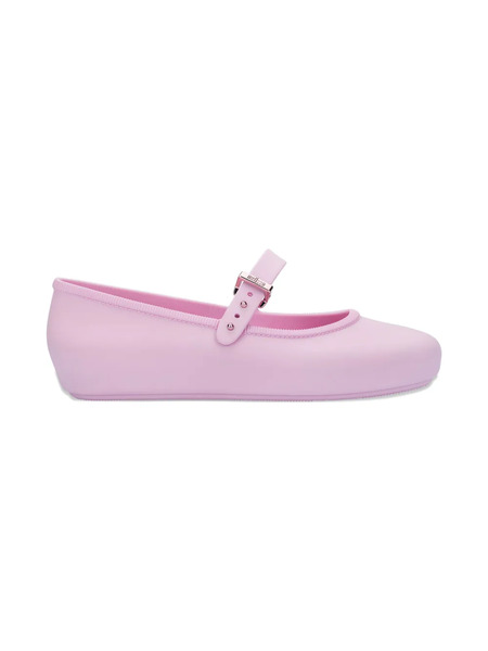  Mini Melissa Buckle-strap Ballerina - Pink 
