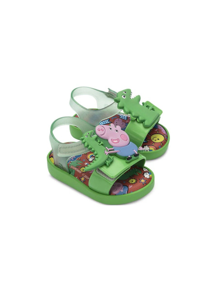  Mini Melissa Jump X Peppa Pig Sandals - Green 