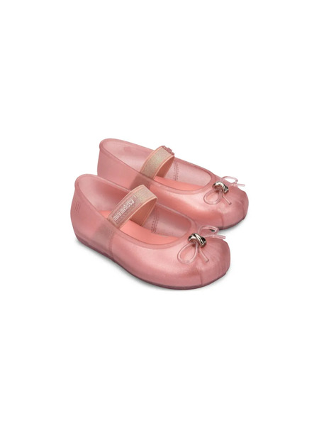  Mini Melissa Translucent Ballerinas - Pink 