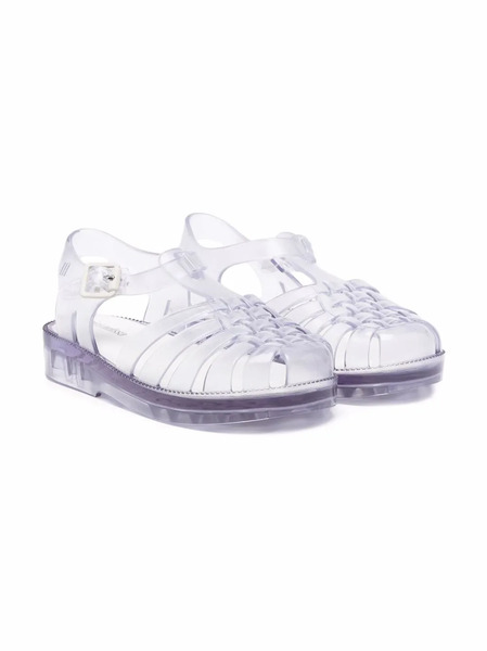  Mini Melissa Transparent Jelly Shoes - Blue 