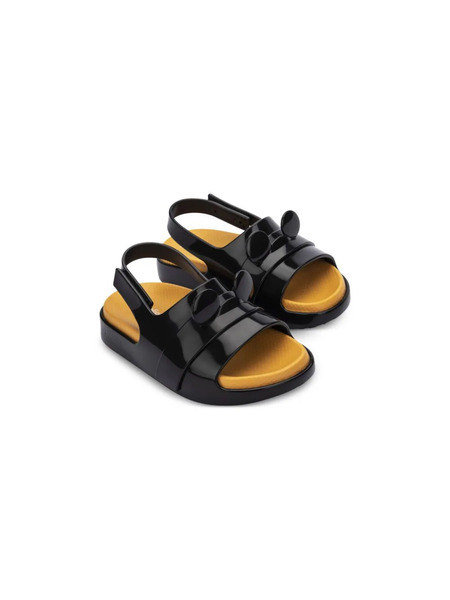  Mini Melissa X Mickey Mouse Cloud Sandals - Black 