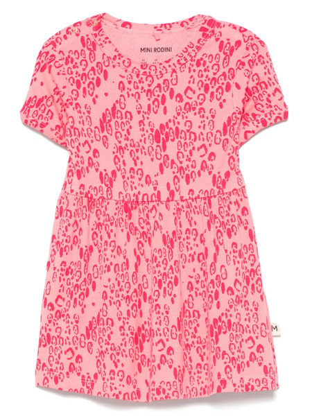  Mini Rodini Abstract-print Dress - Pink 