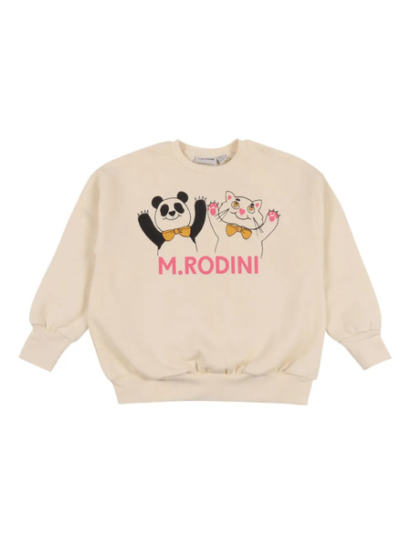  Mini Rodini Animal-graphic Sweatshirt - Pink 