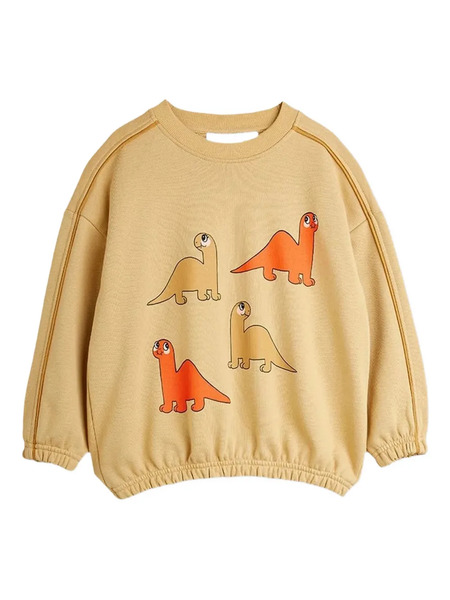  Mini Rodini Dino Sweatshirt - Neutrals 