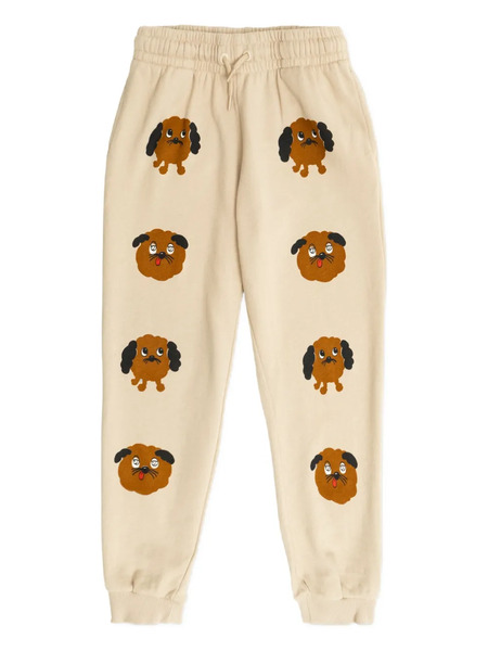  Mini Rodini Doggies Printed Track Pants - Neutrals 