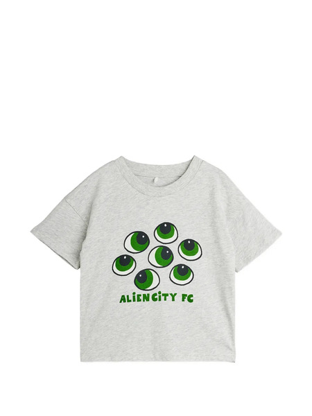  Mini Rodini Eye-print T-shirt - Grey 