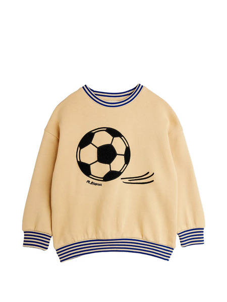  Mini Rodini Football-print Sweatshirt - Neutrals 