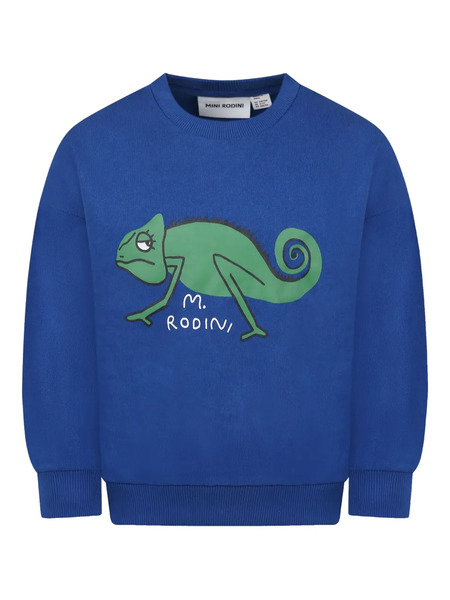  Mini Rodini Lizard Sweatshirt - Blue 