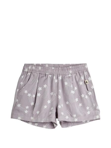  Mini Rodini Star-print Shorts - Purple 