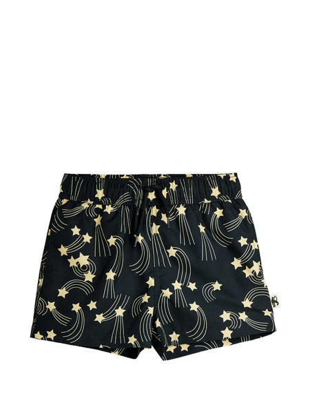 Mini Rodini Starfall Swim Shorts - Black 