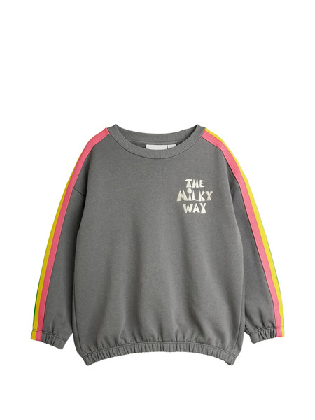  Mini Rodini Stripe-detail Sweatshirt - Grey 