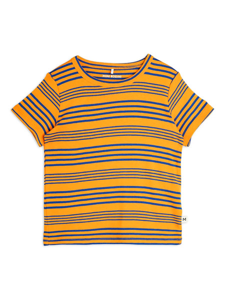  Mini Rodini Striped T-shirt - Orange 