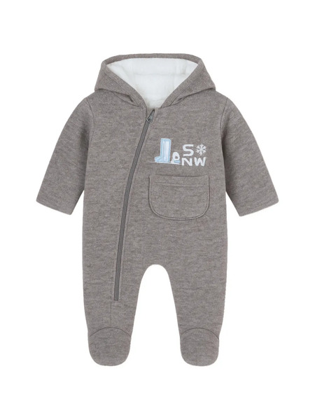  Mininio Hooded Pyjama - Grey 