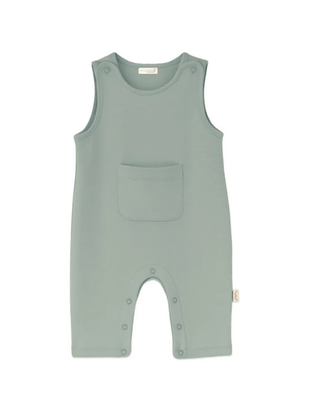  Mininio Patch-pocket Romper - Green 