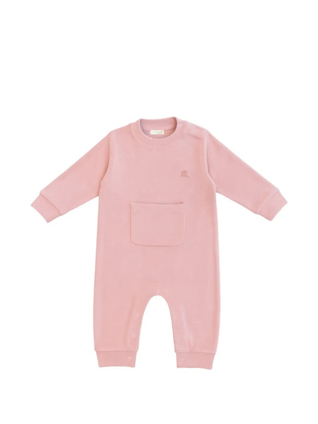  Mininio Pocket-detail Romper - Pink 