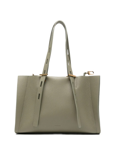  Minobossi Paulina Leather Tote Bag - Green 