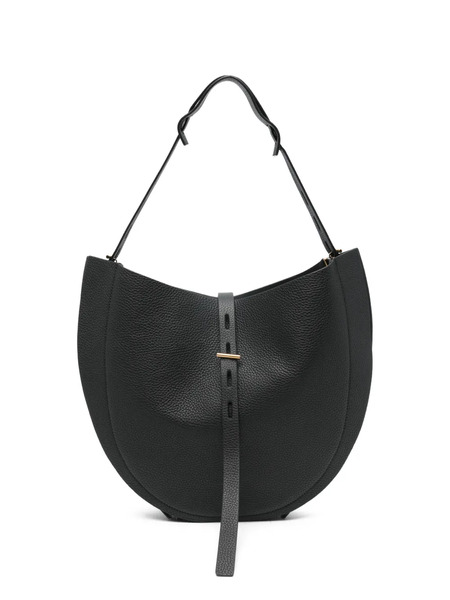  Minobossi Textured Strap Shoulder Bag - Black 
