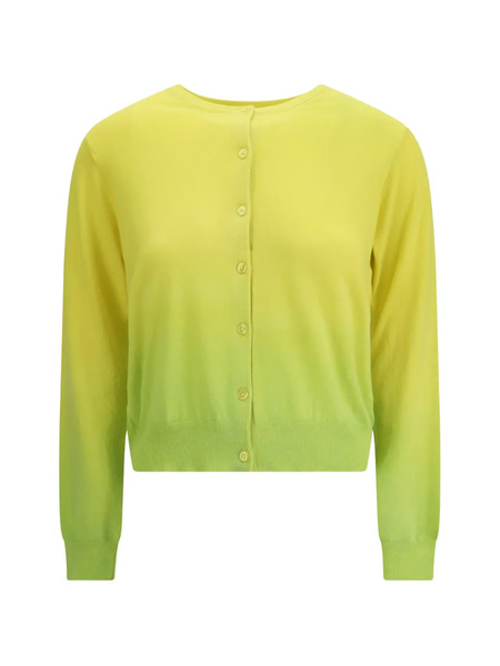  Mirror In The Sky Ombre Buttoned Cardigan - Yellow 