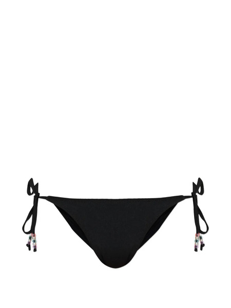  Misbhv Beaded Tie Bikini Bottoms - Black 