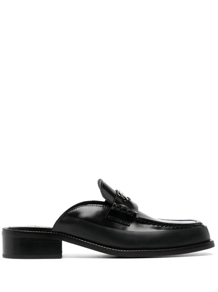  Misbhv Brutalist Slip-on Leather Loafers - Black 