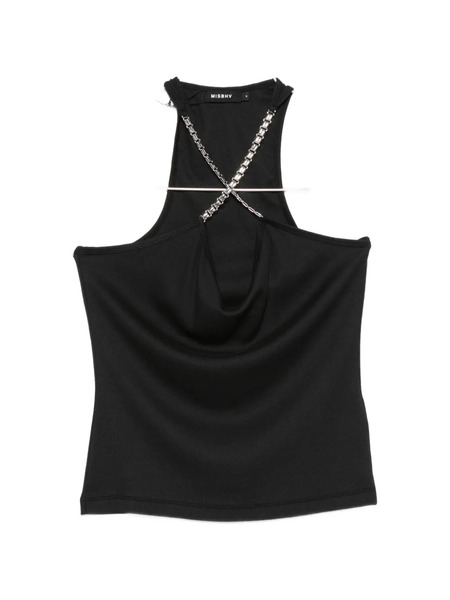  Misbhv Chain Halter-neck Top - Black 
