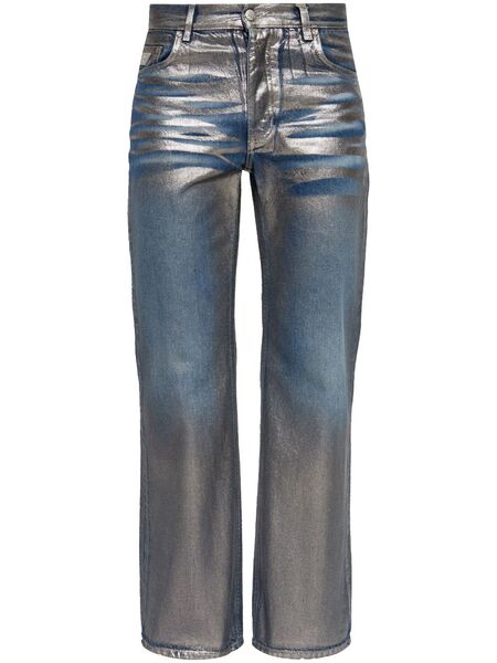 Misbhv Coated Straight Jeans - Blue 