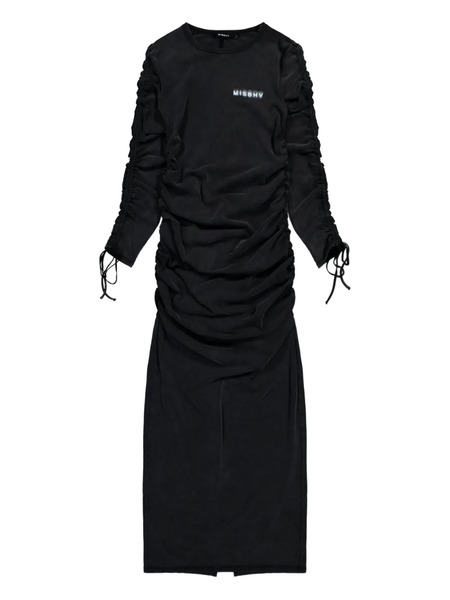  Misbhv Community Gathered Maxi Dress - Black 