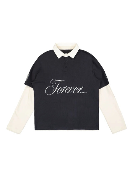  Misbhv Cotton Polo Top - Blue 