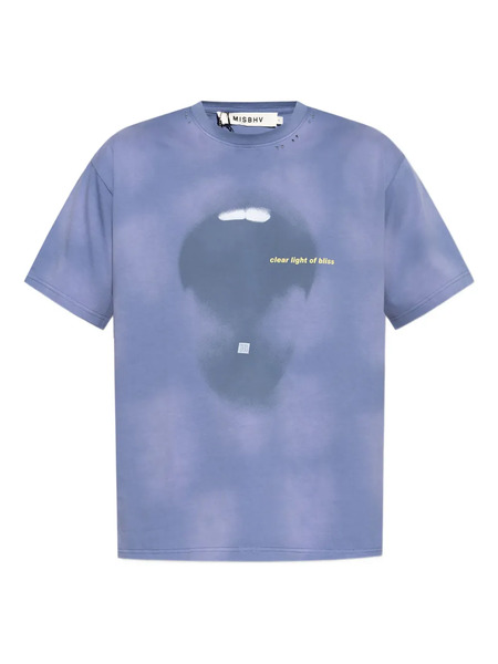  Misbhv Distressed-effect T-shirt - Blue 