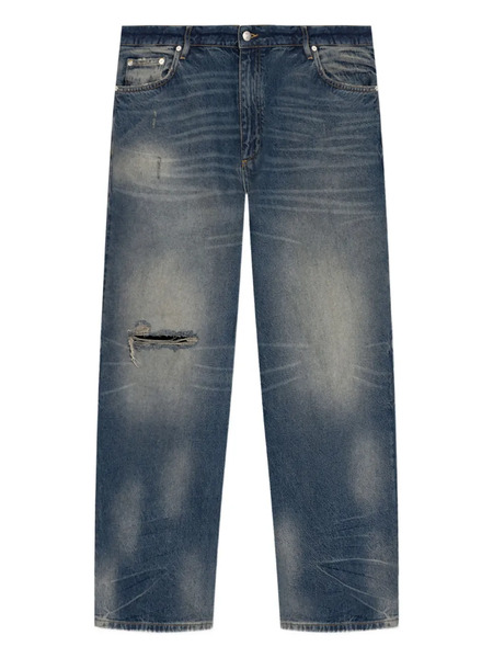  Misbhv Distressed-knee Jeans - Blue 