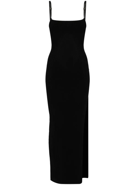  Misbhv Fine-knit Maxi Dress - Black 