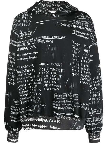  Misbhv Graphic-print Hoodie - Black 