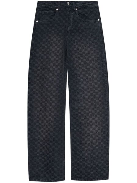  Misbhv Jacquard Monogram Jeans - Black 