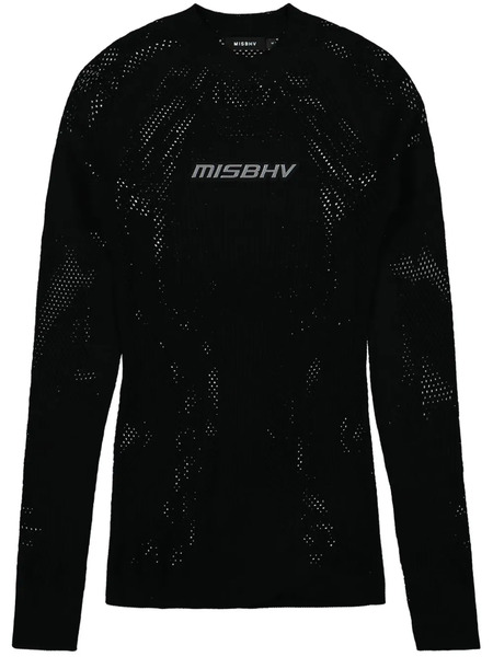  Misbhv Logo-lettering Sweatshirt - Black 