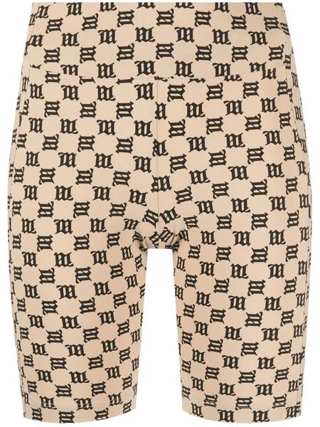  Misbhv Logo-print Cycling Shorts - Neutrals 