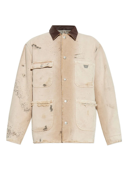  Misbhv Marfa Pocket Ripped Jacket - Neutrals 