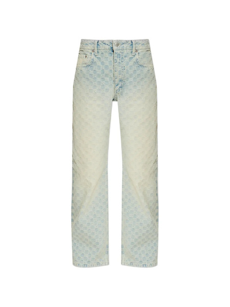  Misbhv Monogram-jacquard Jeans - Blue 