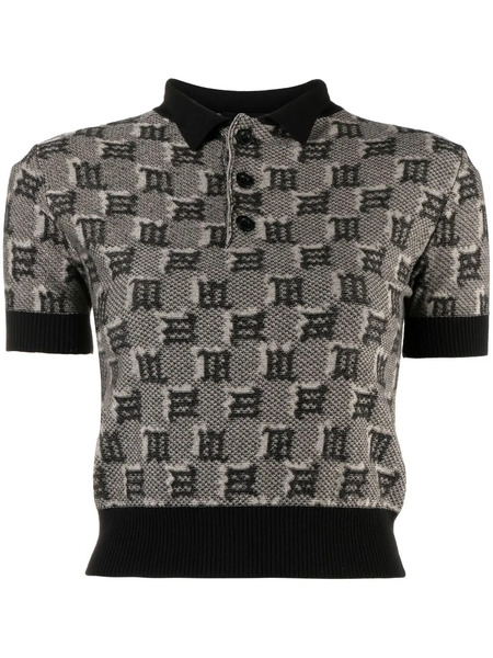  Misbhv Monogram-pattern Top - Brown 