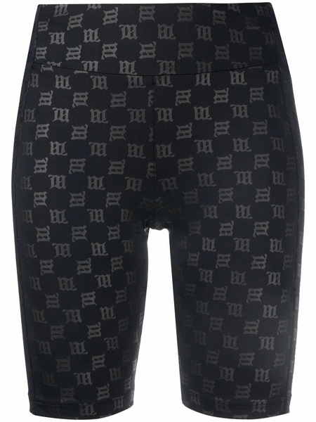  Misbhv Monogram Shorts - Black 