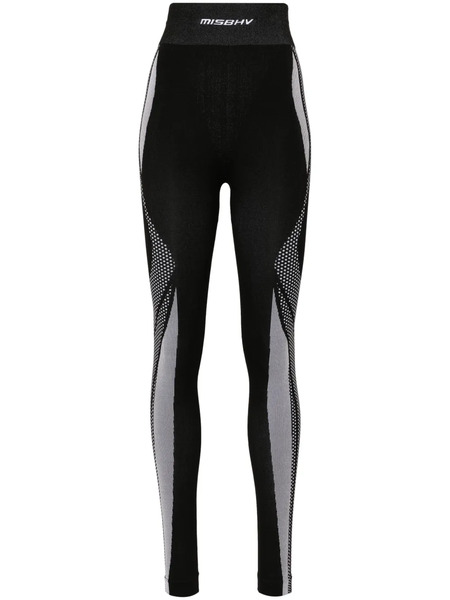  Misbhv Performa Logo-embellished Leggings - Black 