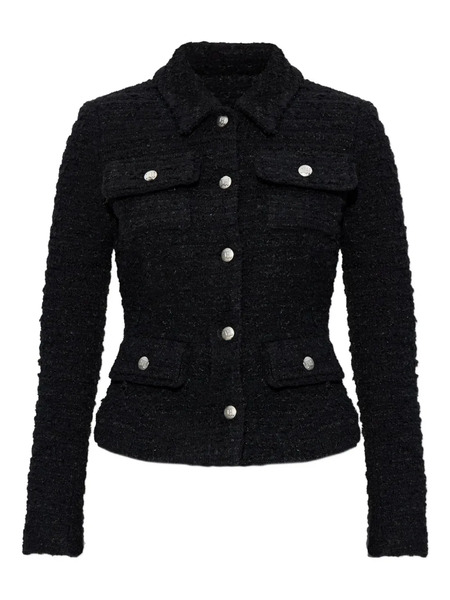  Misbhv Single-breasted Tweed Jacket - Black 