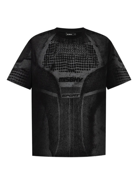  Misbhv Textured-print T-shirt - Black 