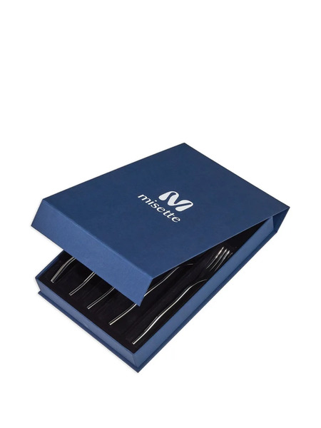  Misette Squiggle Matte Cutlery Set (five Pieces) - Silver 