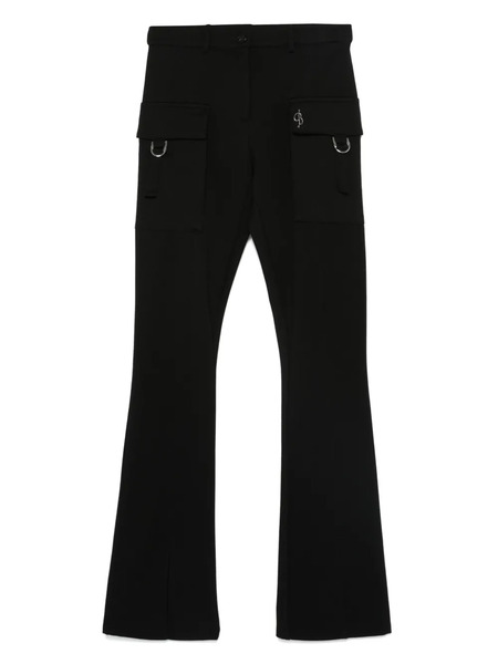  Miss Blumarine Flared Trousers - Black 