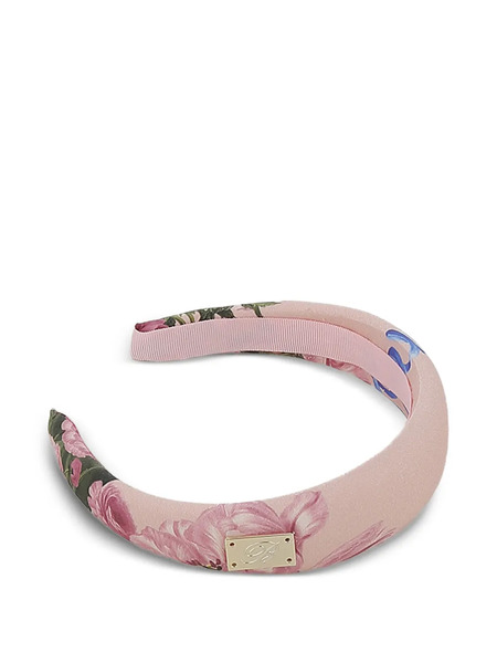  Miss Blumarine Floral Headband - Pink 